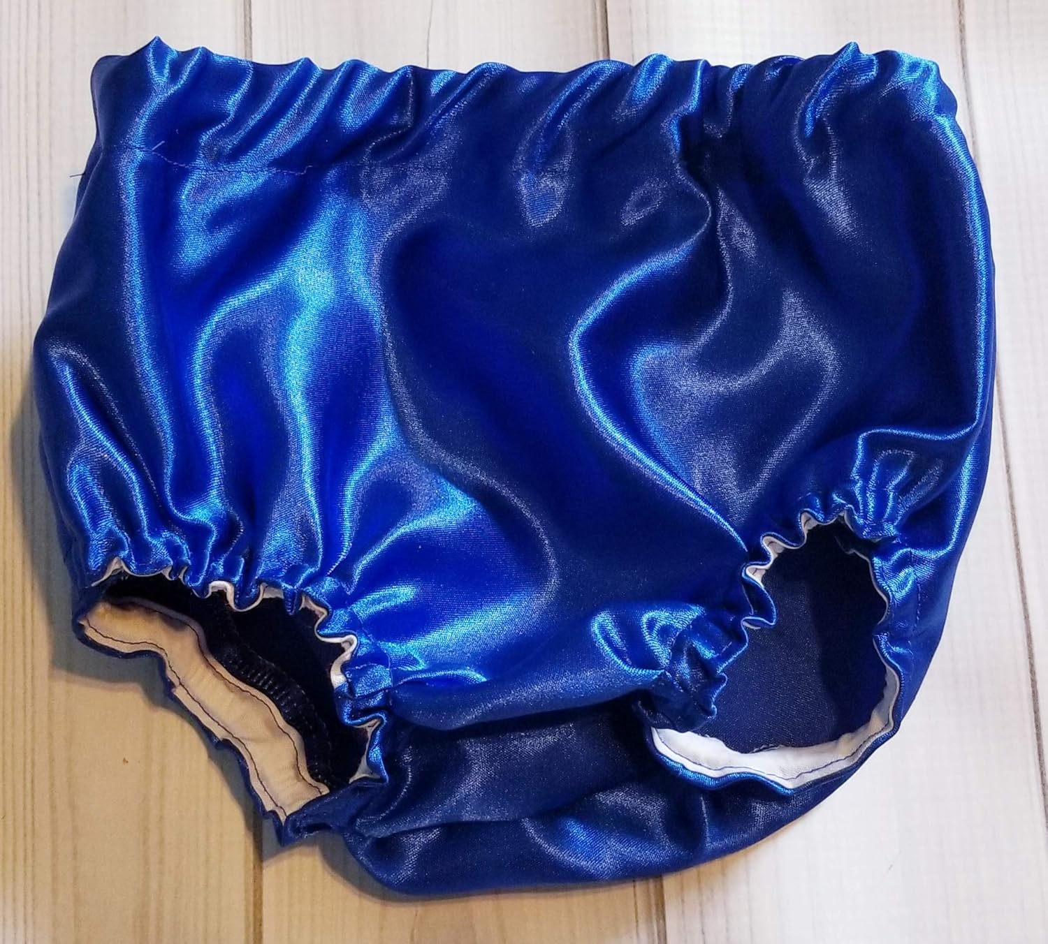 Baby Boy Royal Blue Satin Diaper Cover Bloomers 0-3 months thru 24 months