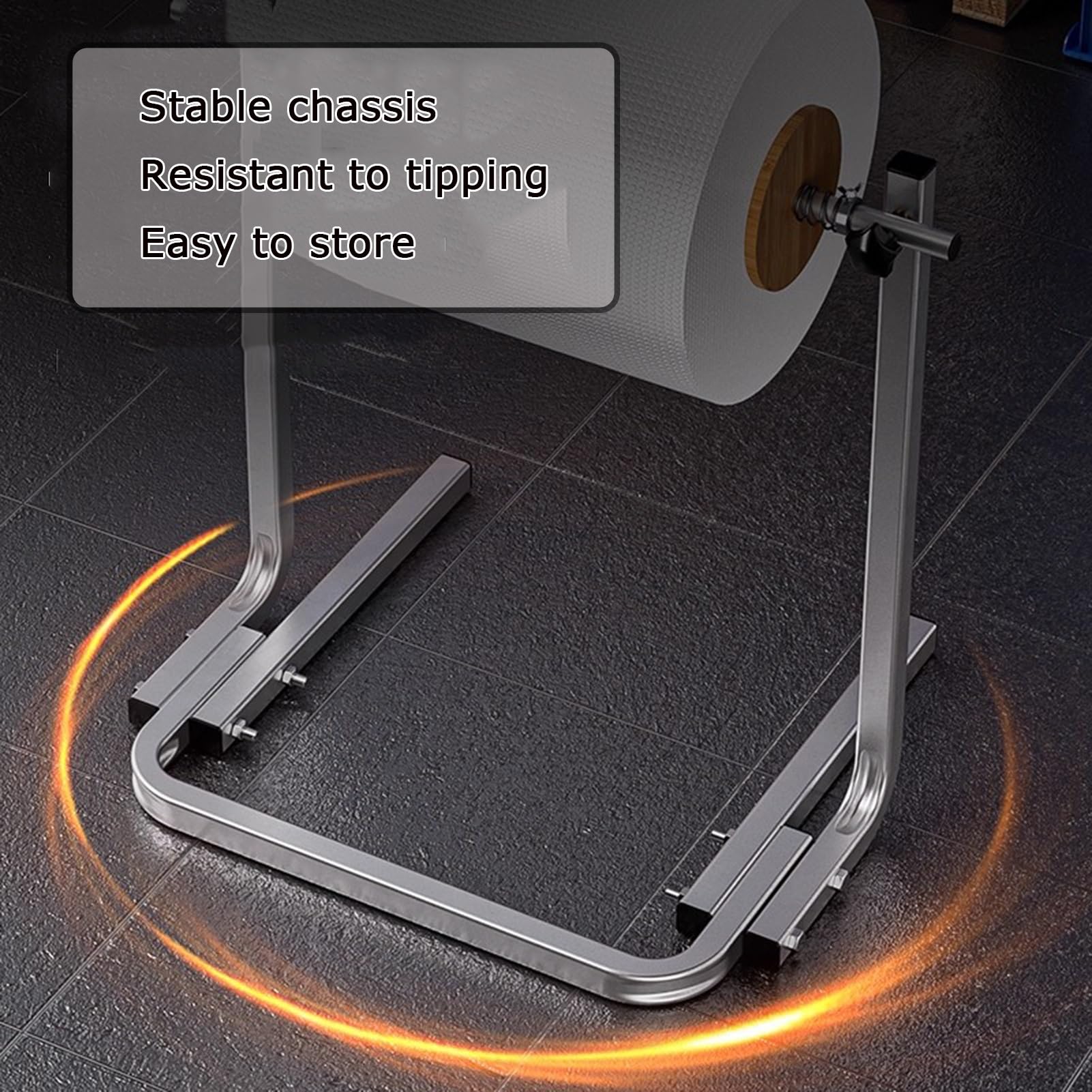 Este dispensador de Rollos de plástico de Burbujas, Soporte para Envoltura de Espuma de tubería galvanizada, Estante de Embalaje exprés para Embalaje, mudanzas y envíos