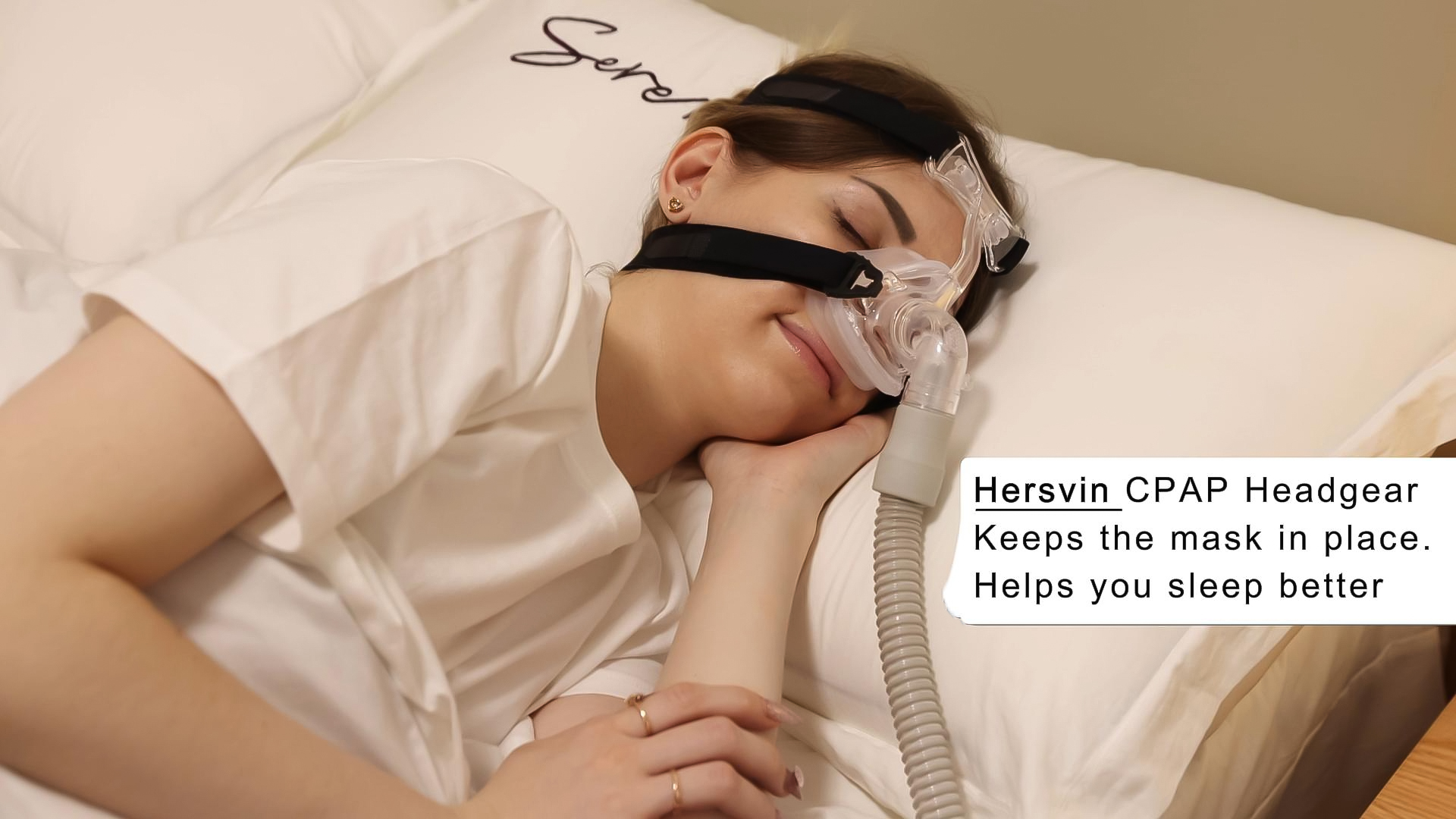 Replacement Headgear Strap For ResMed Airfit P10 Nasal Pillow CPAP Mask 3 Pack E - Foto 4