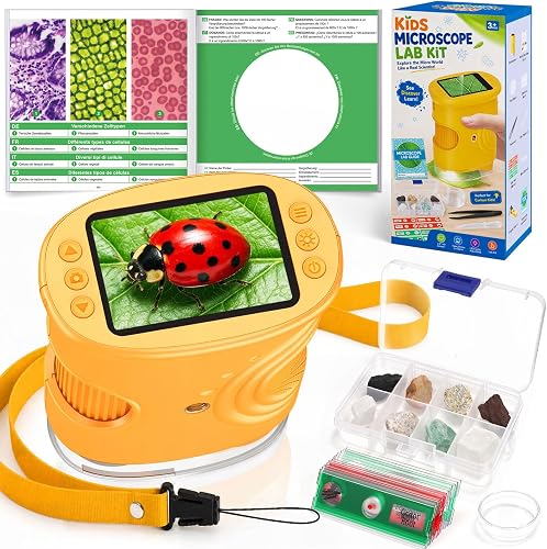 Enfant Portable 1000X avec Fonction Photo et Vidéo Microscope