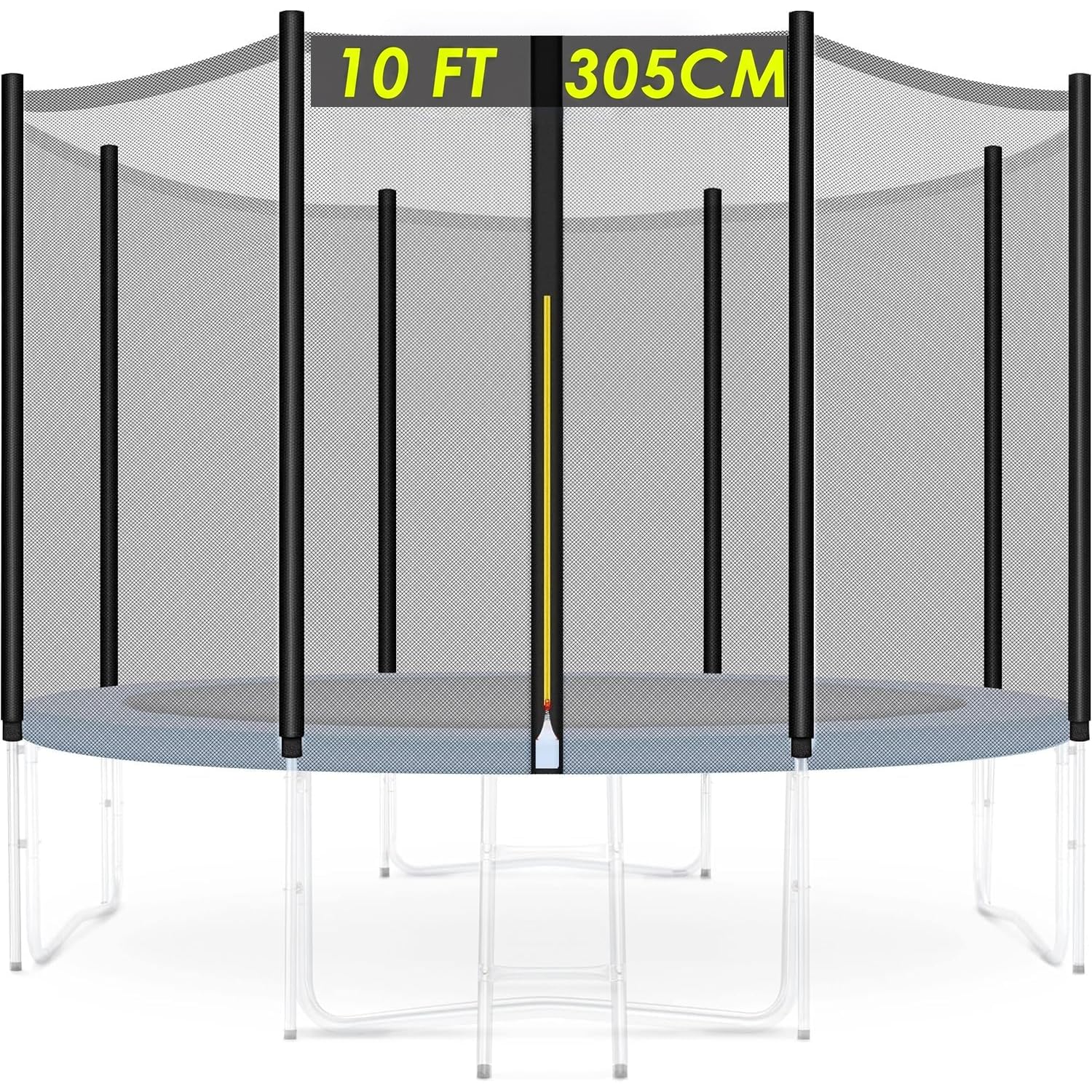 Trampolin Ersatznetz Sicherheitsnetz Ersatznetz Trampolinschutz Trampolin Netz 8 stangen
