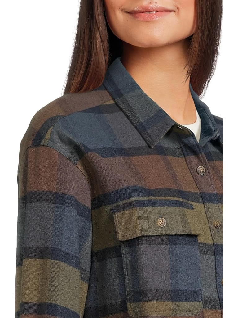 Brown Salty Crew Fathom Flannel