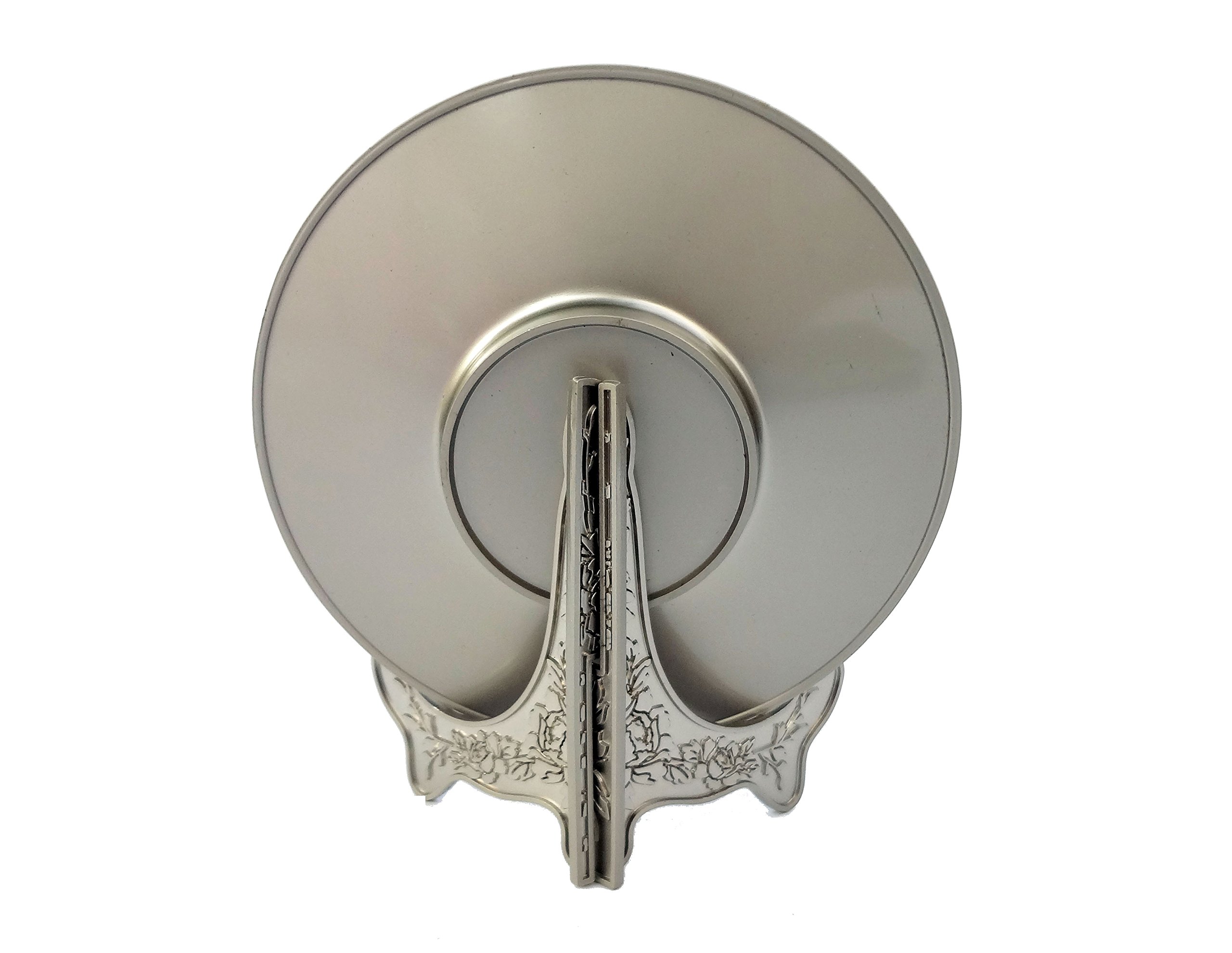 Washington D.C. Metal Souvenir Plate (Gray and Gold) (6.5