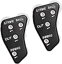 Watayo Wheel Baseball Umpire Clicker, Umpire Indicator Gear, Practical Baseball Counter Clicker for Scorekeeper Recording Outs & Innings Balls