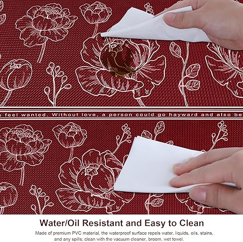 Miniatura 8 de ROTTOGOON Tabla de cortar plegable con colador y alfombrillas de cocina acolchadas antifatiga de 17 x 47 pulgadas + 17 x 29 pulgadas, paquete de 2