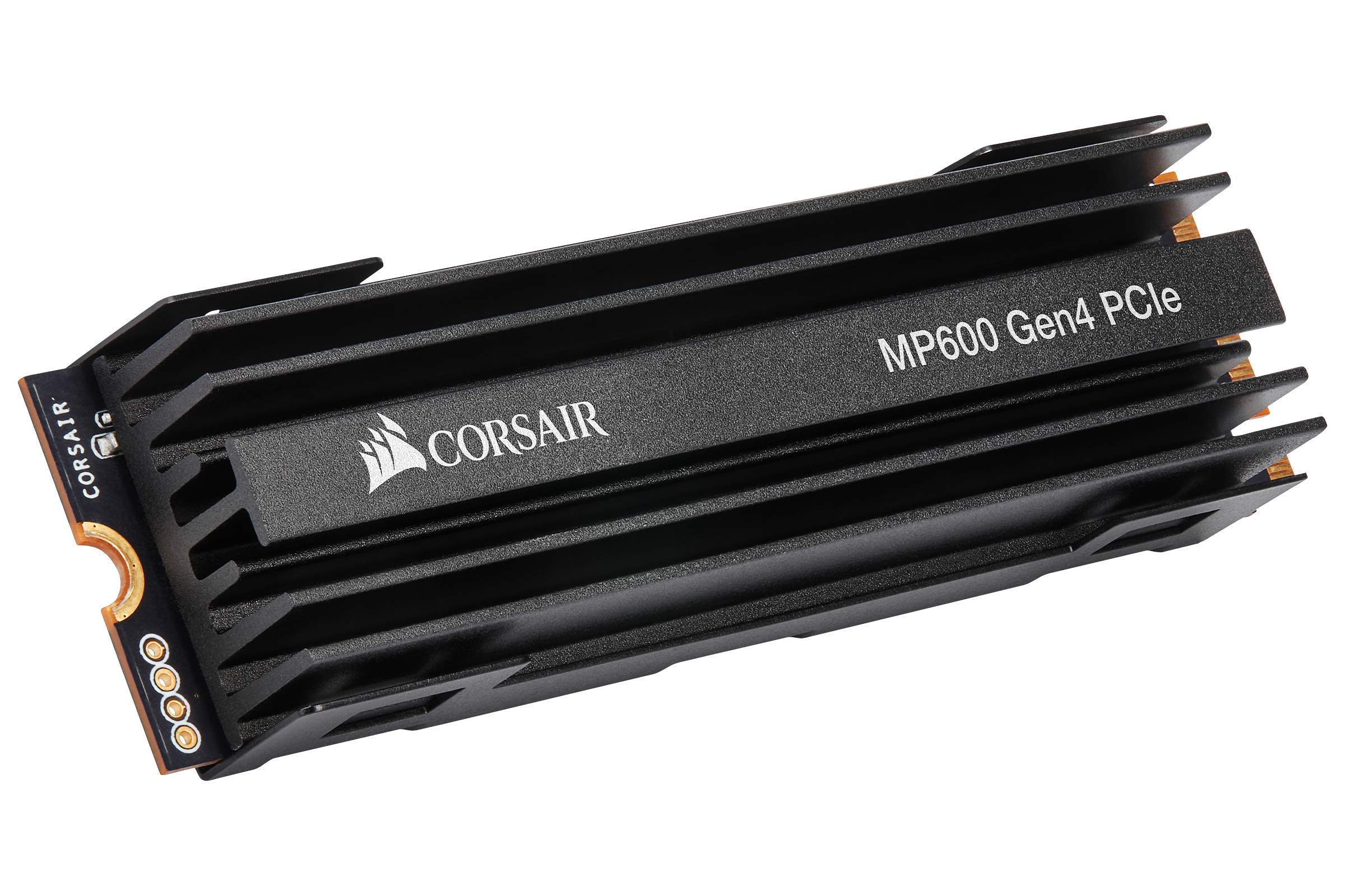 Corsair MP600 500GB M.2 NVMe PCIe x4 Gen4 SSD (Lesegeschwindigkeitenvon bis zu 4.950 MB/s sowie sequenziellen Schreibgeschwindigkeiten bis 2.500 MB/s) Schwarz