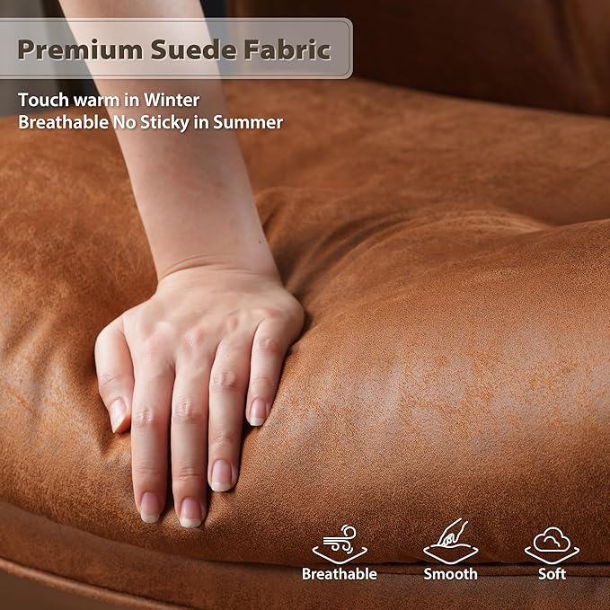 Silla de Oficina Ejecutiva Ergonómica Reclinable Color Marró miniatura 6