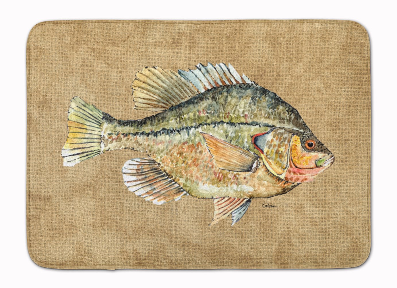 Tapis de sol multicolore anti-salissure Croppie pour protéger la pièce