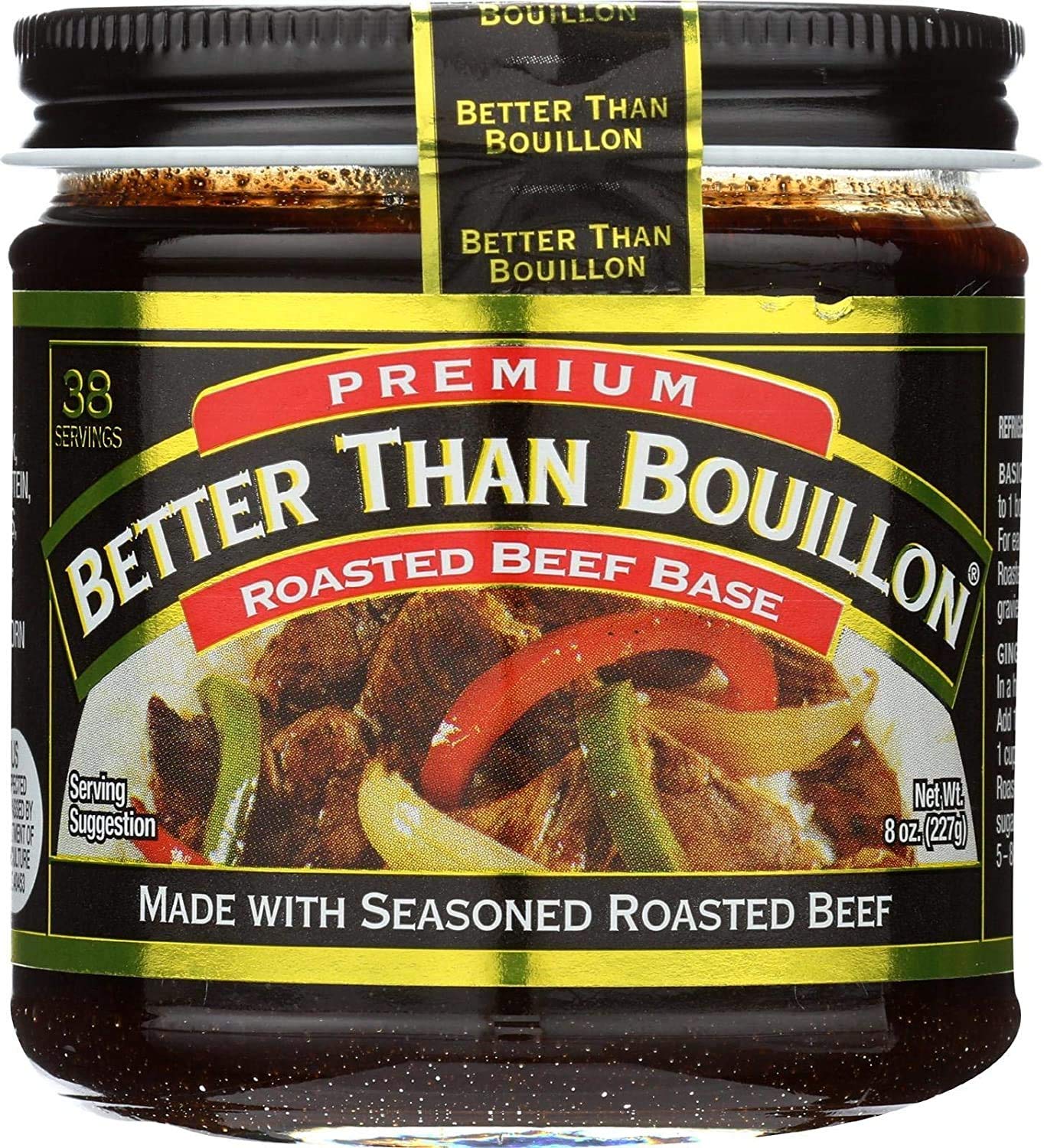 Better Than Bouillon Reduced Sodium Roasted Beef Base, 8