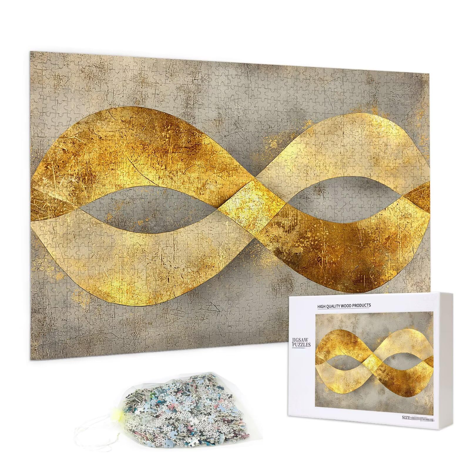 Puzzle 3000 Teile, Abstrakt Puzzle 3000 Teile Erwachsene, Holzpuzzle Erwachsene, EIN Herausforderndes Rätsel, Puzzlespiele für Die Ganze Familie, Holzpuzzle für Zimmer Deko Wohnzimmer, Geschenke, D-68