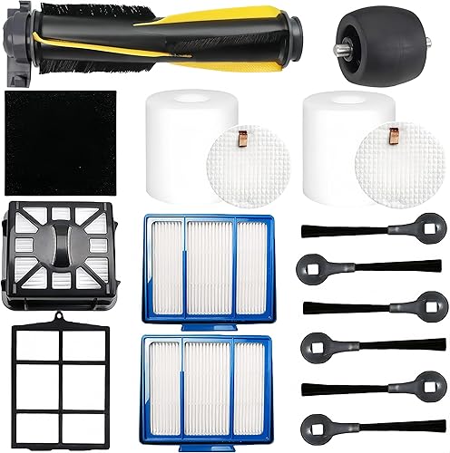 Kit de accesorios de repuesto compatible con Shark IQ RV1001AE AV911S EZ AV1010AE RV1000 RV1001 AV970 AV993 AV1002AE Aspiradoras Autolimpiables