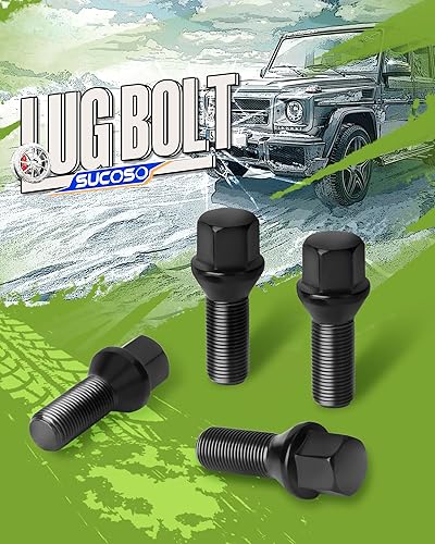 Miniatura 7 de Pernos de llanta OEM de 14 x 1.25 para BMW Serie 2-Series 3-Series 4-Series 5-Series 6-Series 7-Series X1 X2 X3 X4 X5 X6 M3 M4 M5 M6 i3 i8, pernos