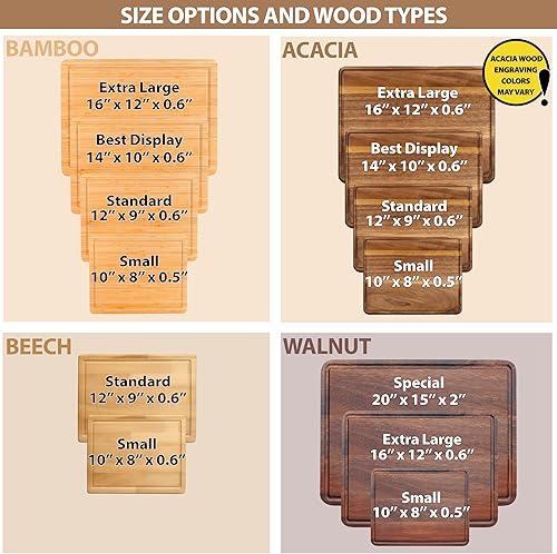 Miniatura 4 de Regalos personalizados de aniversario de boda, tabla de cortar grabada personalizada para parejas, mujeres, hombres, regalos de boda, Navidad,