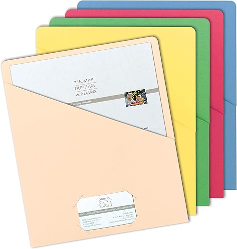 Miniatura 4 de Smead Slash, fólder con forro, tamaño carta, 11 puntos, 25 unidades por paquete, Variados