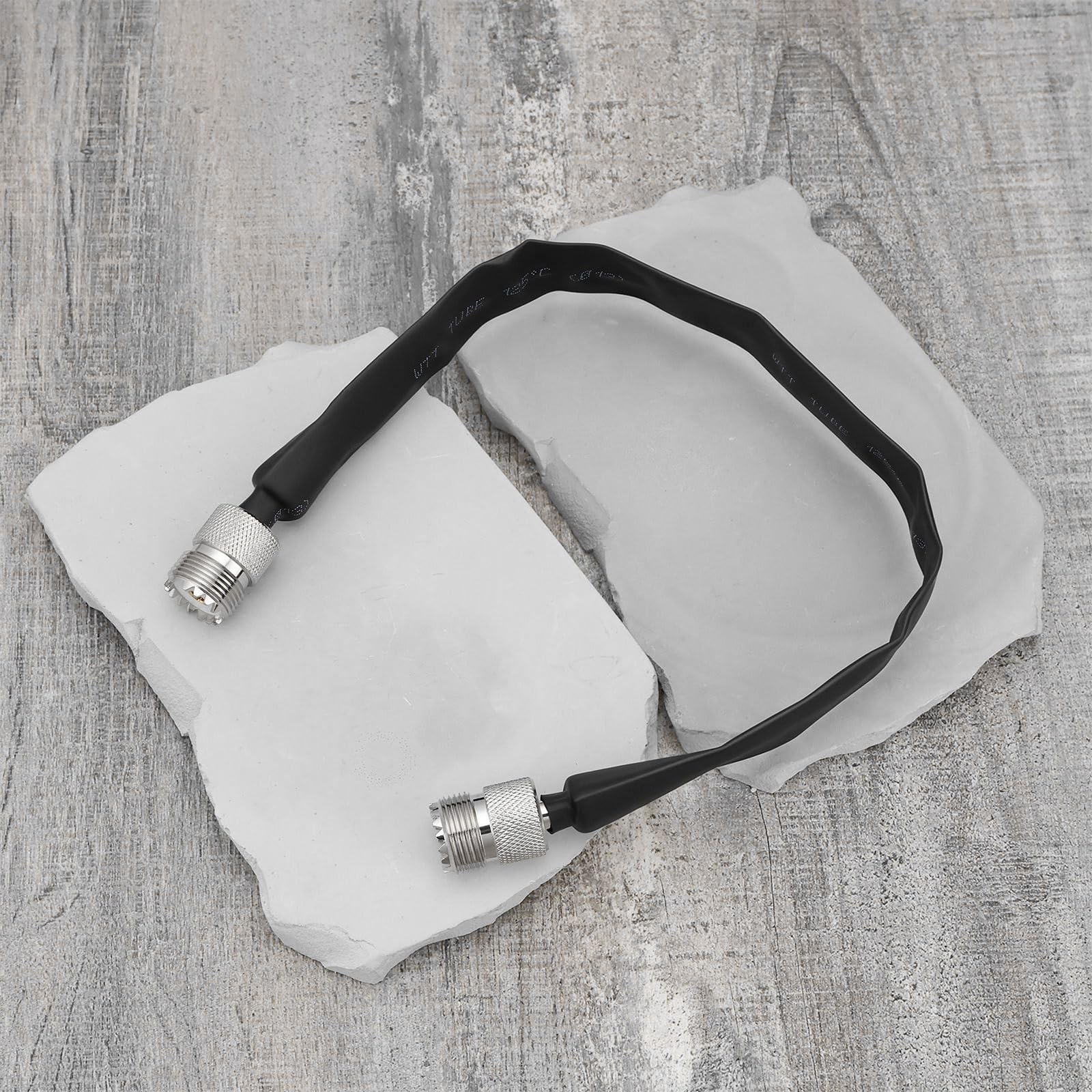 1 kabel koncentryczny UHF CB żeński do żeńskiego koncentryczny kabel bezprzewodowy do systemu GSM system nawigacji GPS komunikacja bezprzewodowa 30 cm / 12 cali 50 omów