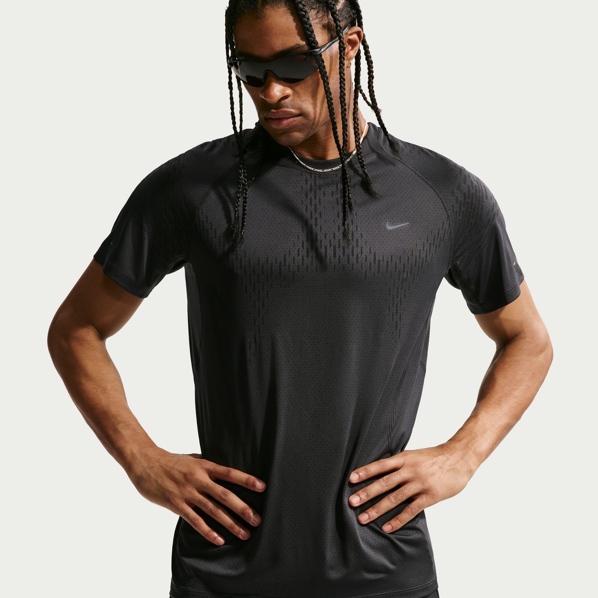 NIKE Górna część z krótkim rękawem Mężczyźni Nike Stride Nike Dri-fit Adv Kurzarm-laufoberteil Für Herren