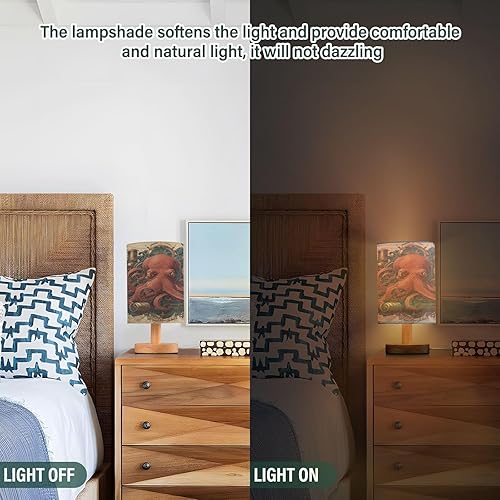 Miniatura 5 de Lámpara de mesa de pulpo Steampunk con puerto USB, lámpara de mesa de noche, lámpara de escritorio para dormitorio, sala de estar, lámpara de noche