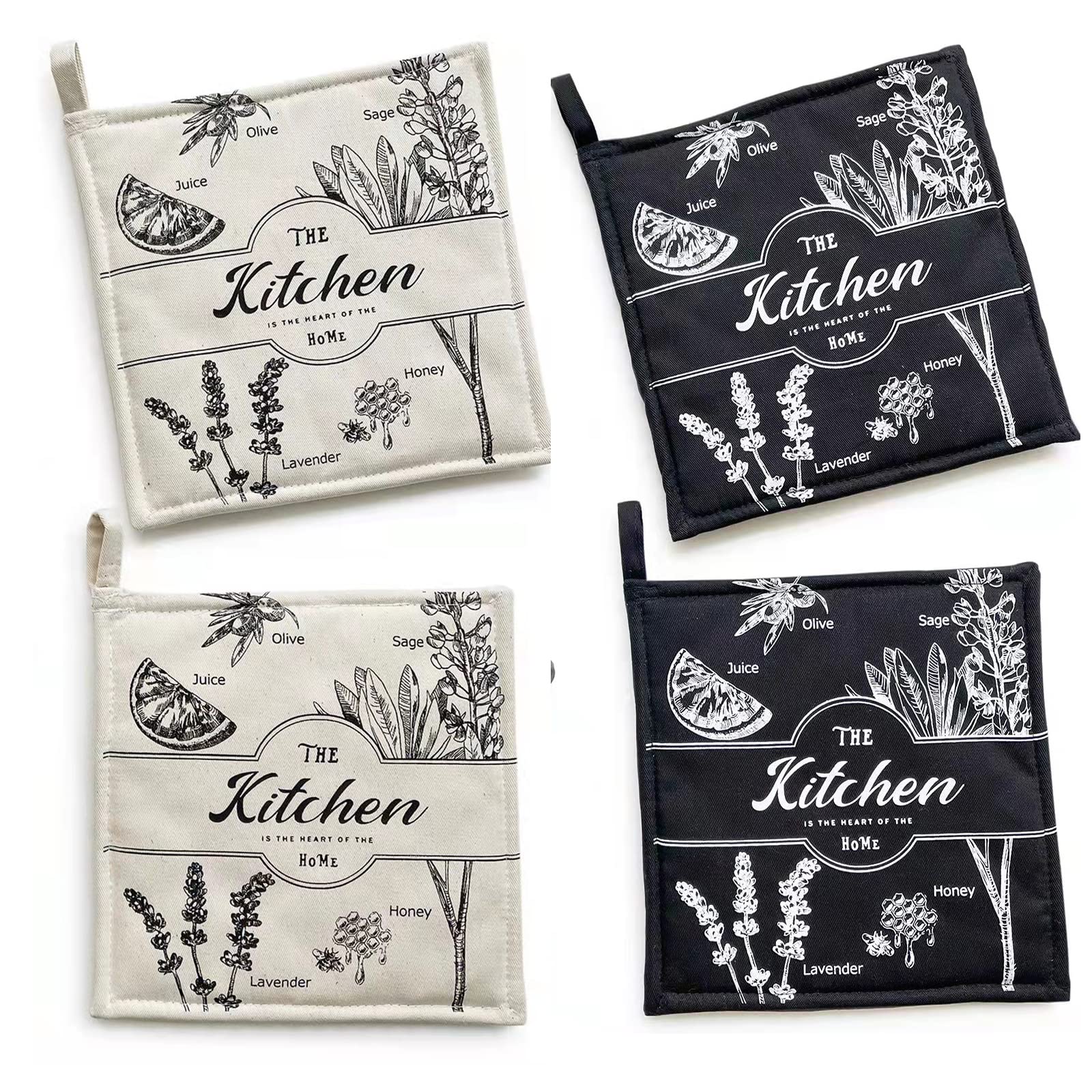 ZORR Gants De Cuisine En Coton Avec 2 Maniques Pour Les Amateurs De Chats, Gants De Four