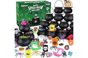 Halloween Goodie Bag Fillers 24 Pack Prefilled Witch Cauldrons