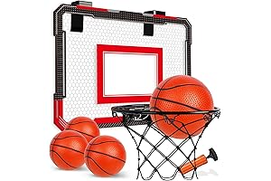 TOY Life Door Basketball Hoop for Kids and Adults - Indoor Basketball...