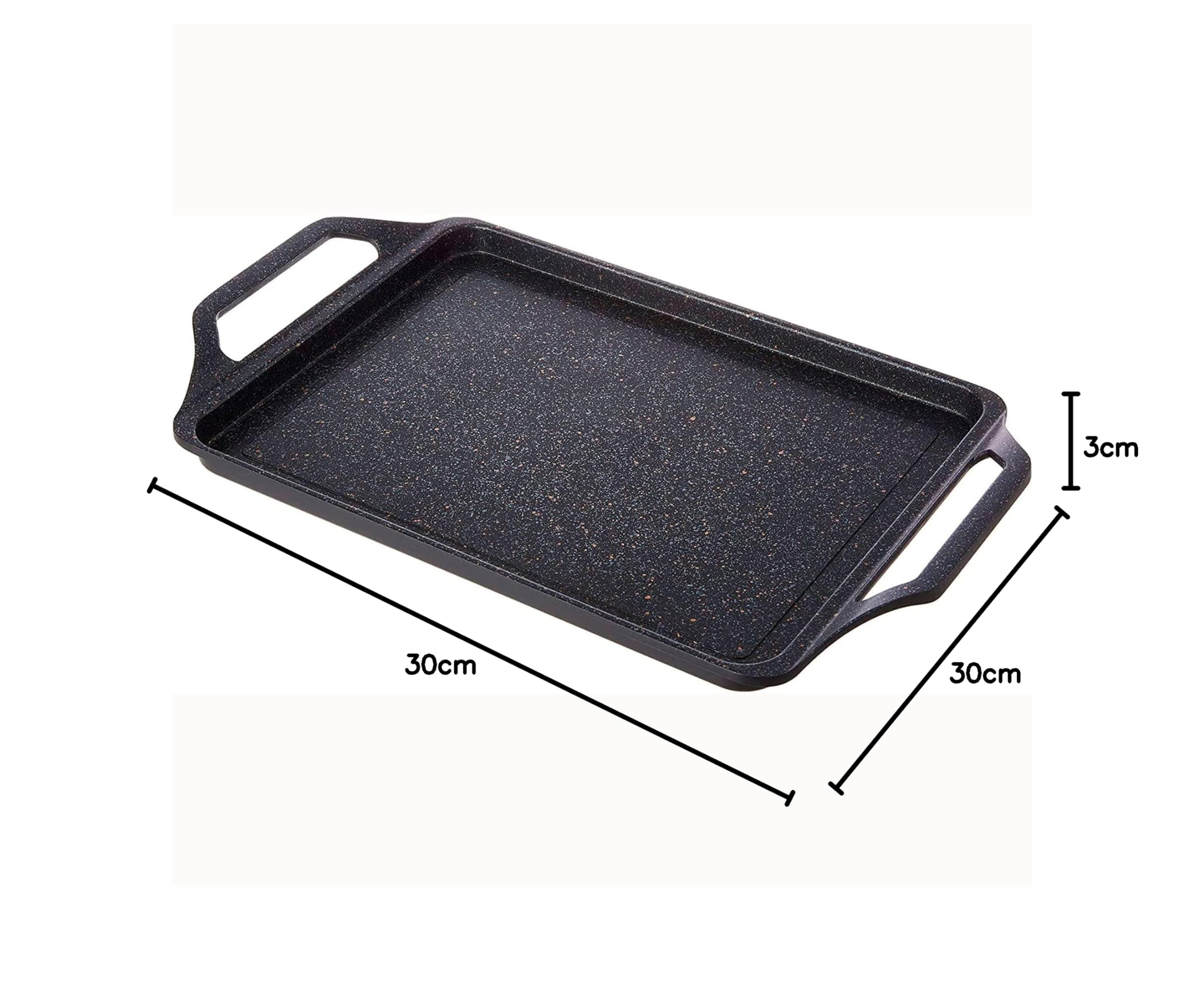 WECOOK! Ecochef Induction Frying Pan Grill Plate 43 x 25 cm Cast Aluminium Non-Stick Titanium Quantanium Environmentally Friendly PFOA 5 mm Thick WECOOK! Ecochef Induction Frying Pan Grill Plate 43 x 25 cm Cast Aluminium Non-Stick Titanium Quantanium Environmentally Friendly PFOA 5 mm Thick