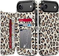 Vista 626 de LETO para iPhone 15 Pro Funda tipo cartera - Tapa tipo folio con patada - Diseños de moda - Tarjetero - Funda protectora para mujeres y niñas - 6.1