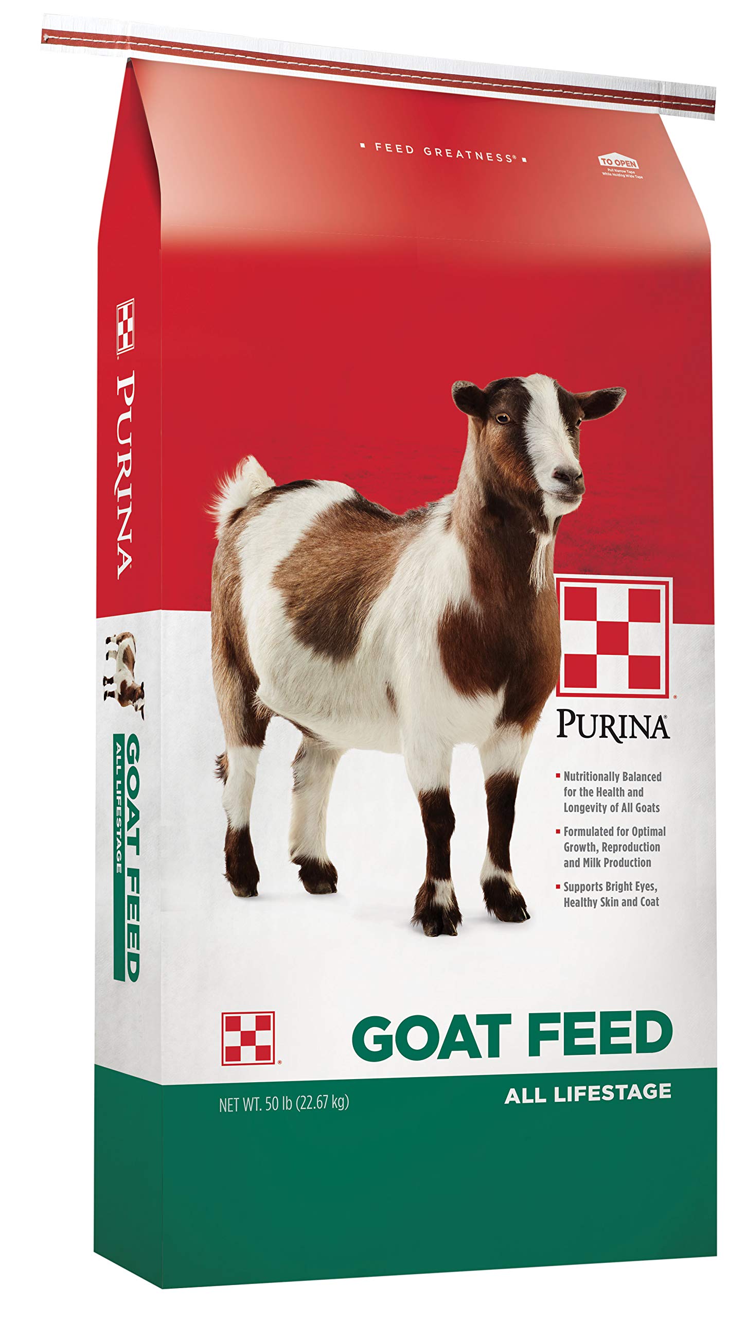 Amazon.com : Purina Goat Feed, 50 lb Bag : Pet Supplies