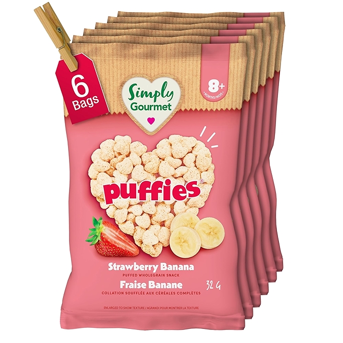 简约美味草莓香蕉婴儿零食