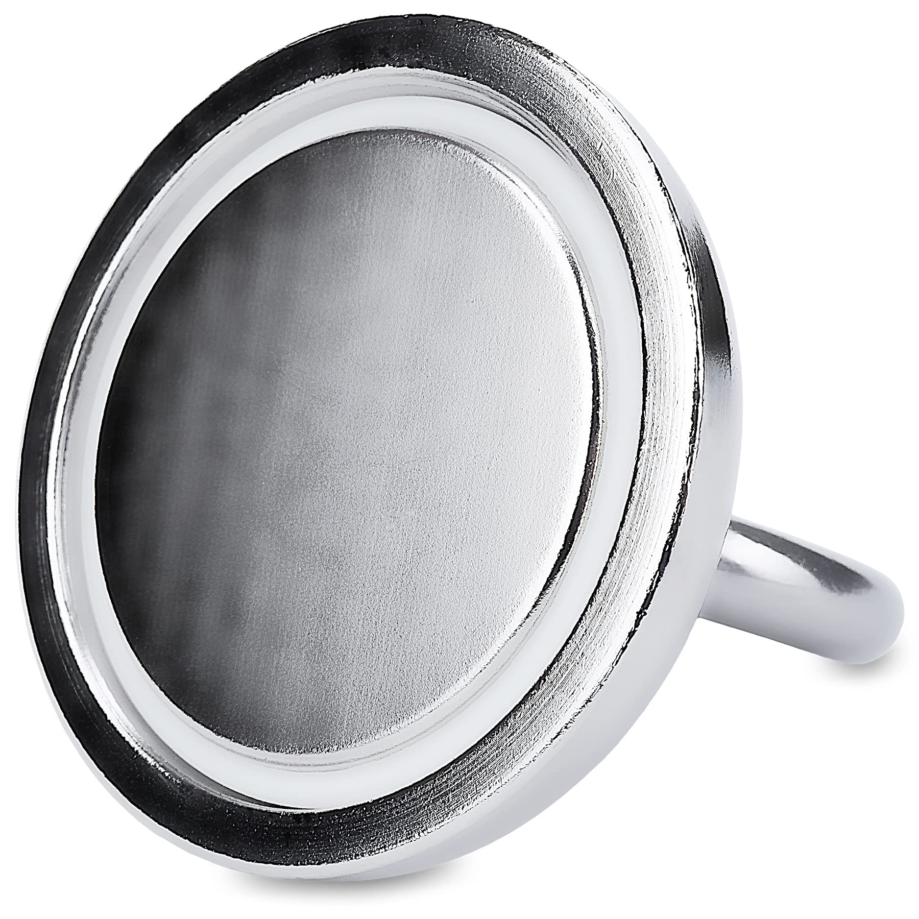 SENSEI 2 magneti estremamente forti – portata 50 kg, magneti al neodimio con occhiello in acciaio – Ø 36 mm, gancio magnetico con manico per viti e tenuta sicura