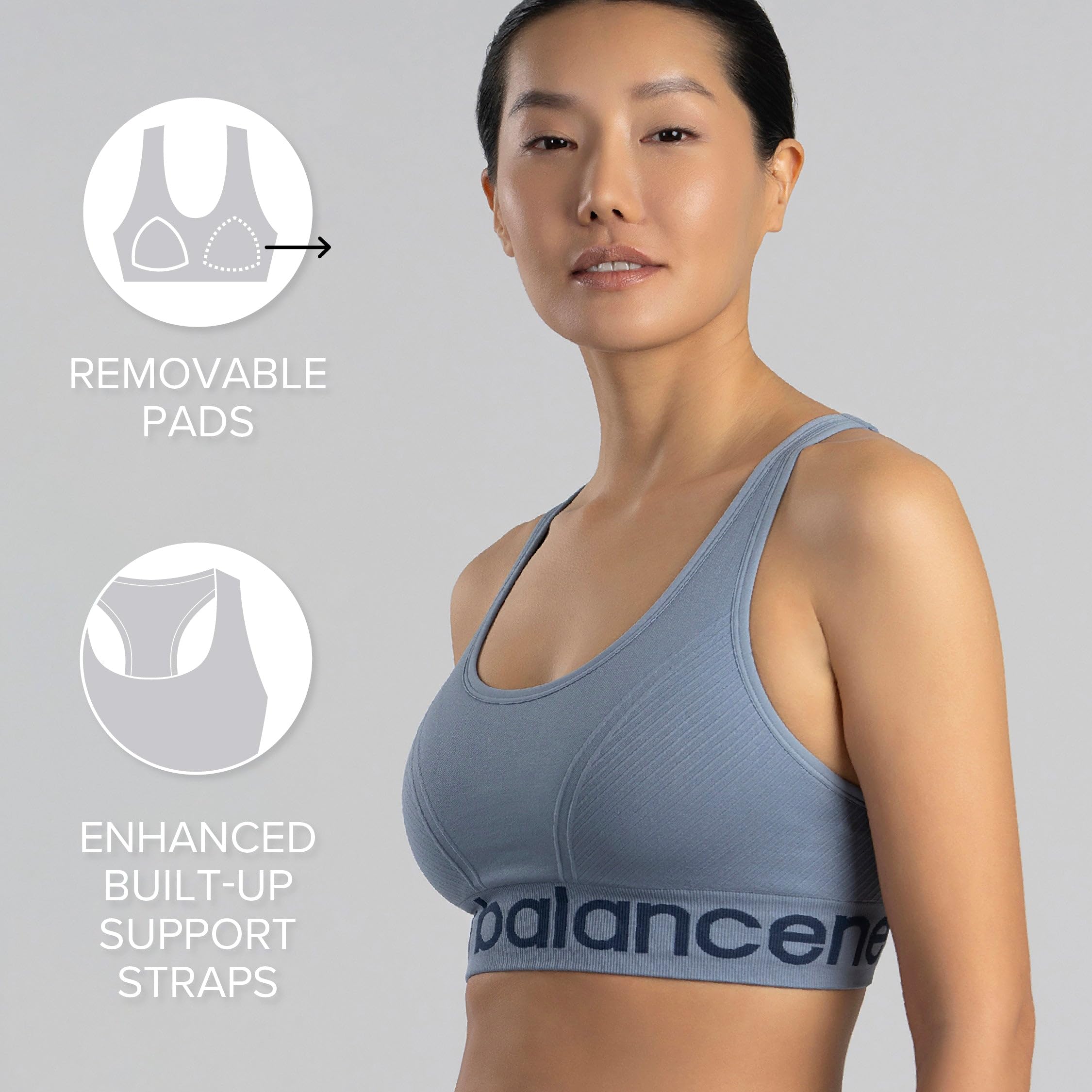 New Balance New Balance Seamless Sports Bra Sujetador Deportivo Mujer (Pack de 1)