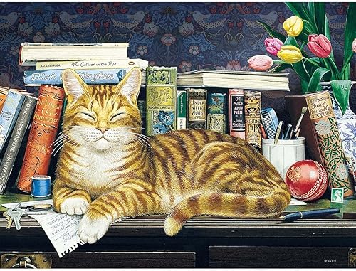 Cobble Hill - Rompecabezas de 275 piezas de fácil manejo, Marmaduke, póster de muestra incluido