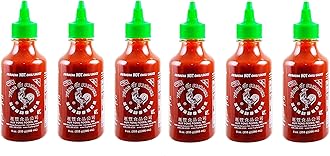 Huy Fong, Sriracha Hot Chili Sauce, 9 Ounce Bottle (3 Bottles) Two Pack
