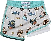 Vista 232 de maamgic Traje de baño para niños con forro de compresión elástico para niño Yema de Huevo Coco