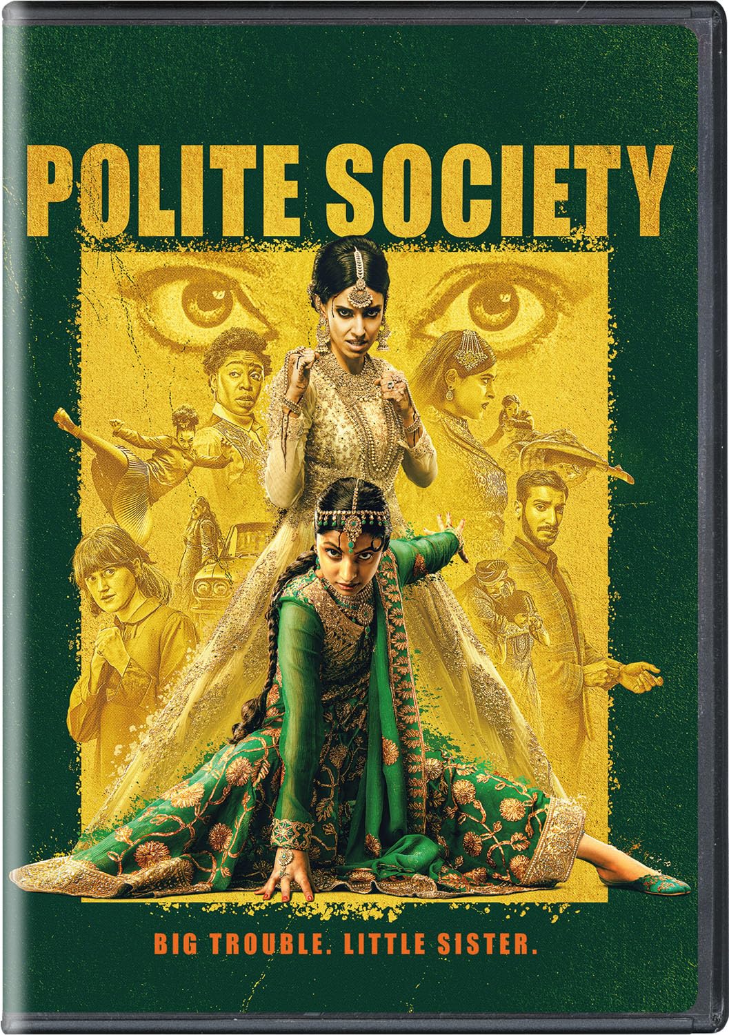 Polite Society DVD importación USA película comedia artes marciales