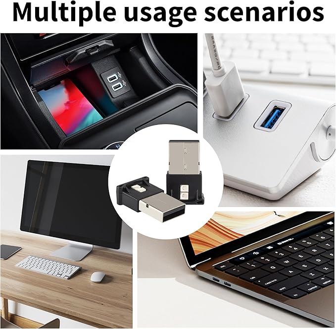 Miniluz LED USB para Auto, 5V DC, 4 Unidades, Interior, Ajustable miniatura 7
