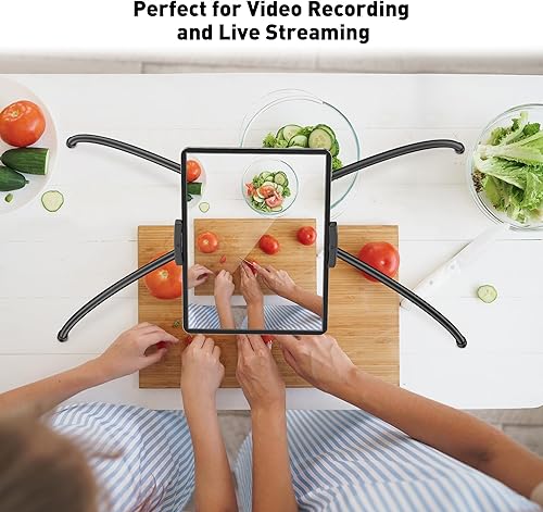 Miniatura 6 de AboveTEK Soporte para iPad para cama, soporte ajustable para tableta, soporte para Kindle manos libres de 360 para leer en la cama, compatible con