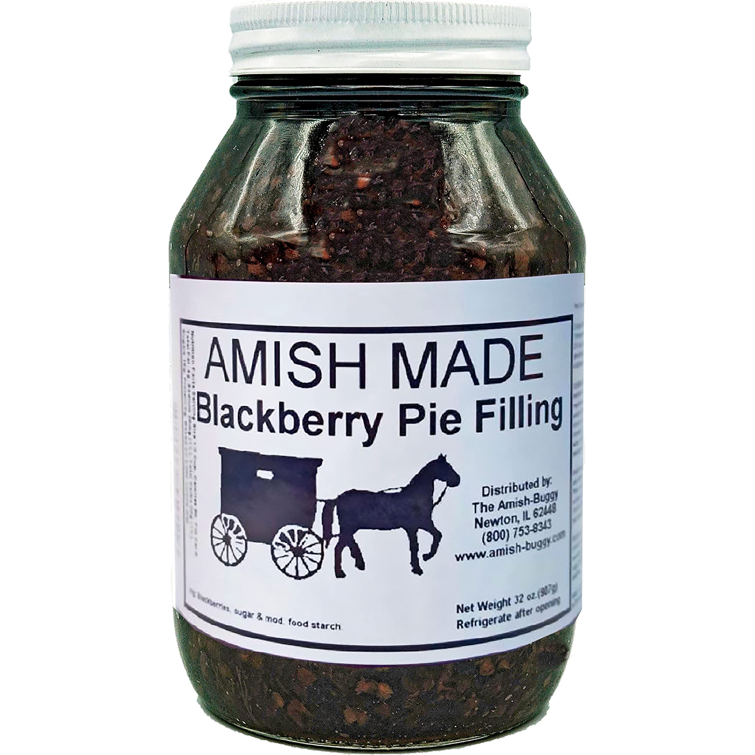 Ready To Use Pie Filling and Topping 32 oz. Jar (Blackberry 1-Jar)