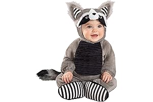 Spirit Halloween Baby Faux Fur Lil' Raccoon Costume