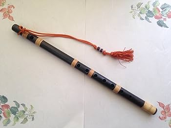 Amazon | 鋼製 本格古武具 鉄笛 七孔篠笛 手解き房付 楽器演奏可能