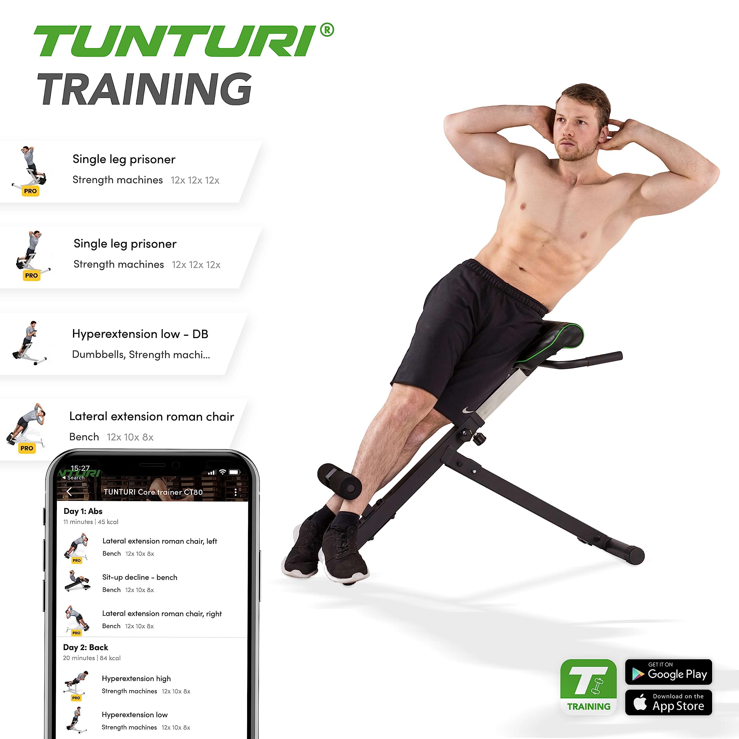 Tunturi CT40 Banc de Musculation Abdos/Lombaires