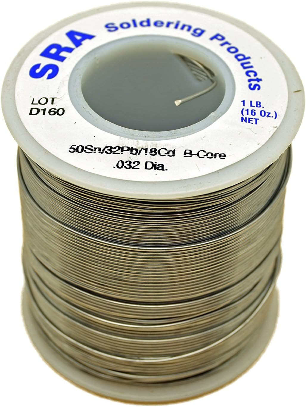 SRA Soldering Products WBCL/M32 Acid Flux Core Low Melt Solder, 50/32