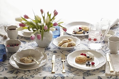 Miniatura 6 de Lenox French Perle Bead White - Cuencos individuales para pasta, juego de 4