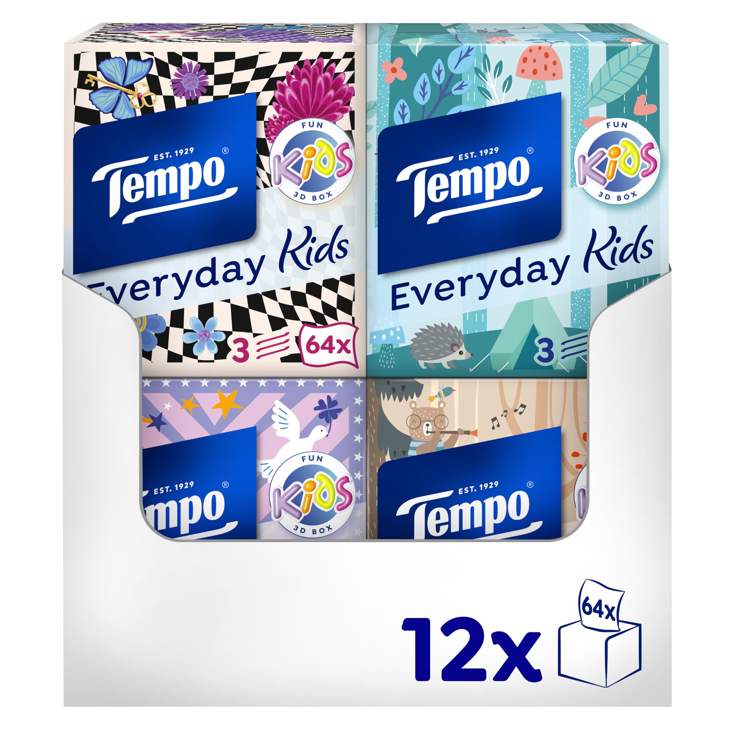 Tempo Taschentuch Kids Box : Amazon.de: Drogerie & Körperpflege