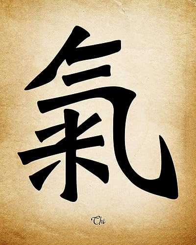 Miniatura 5 de Chinese Calligraphy Wall Art Print Set of 4 8x10 inch Unframed Asian Inspirational Symbol Gift of Values of Wisdom, Harmony, Health, Chi. Bedroom,