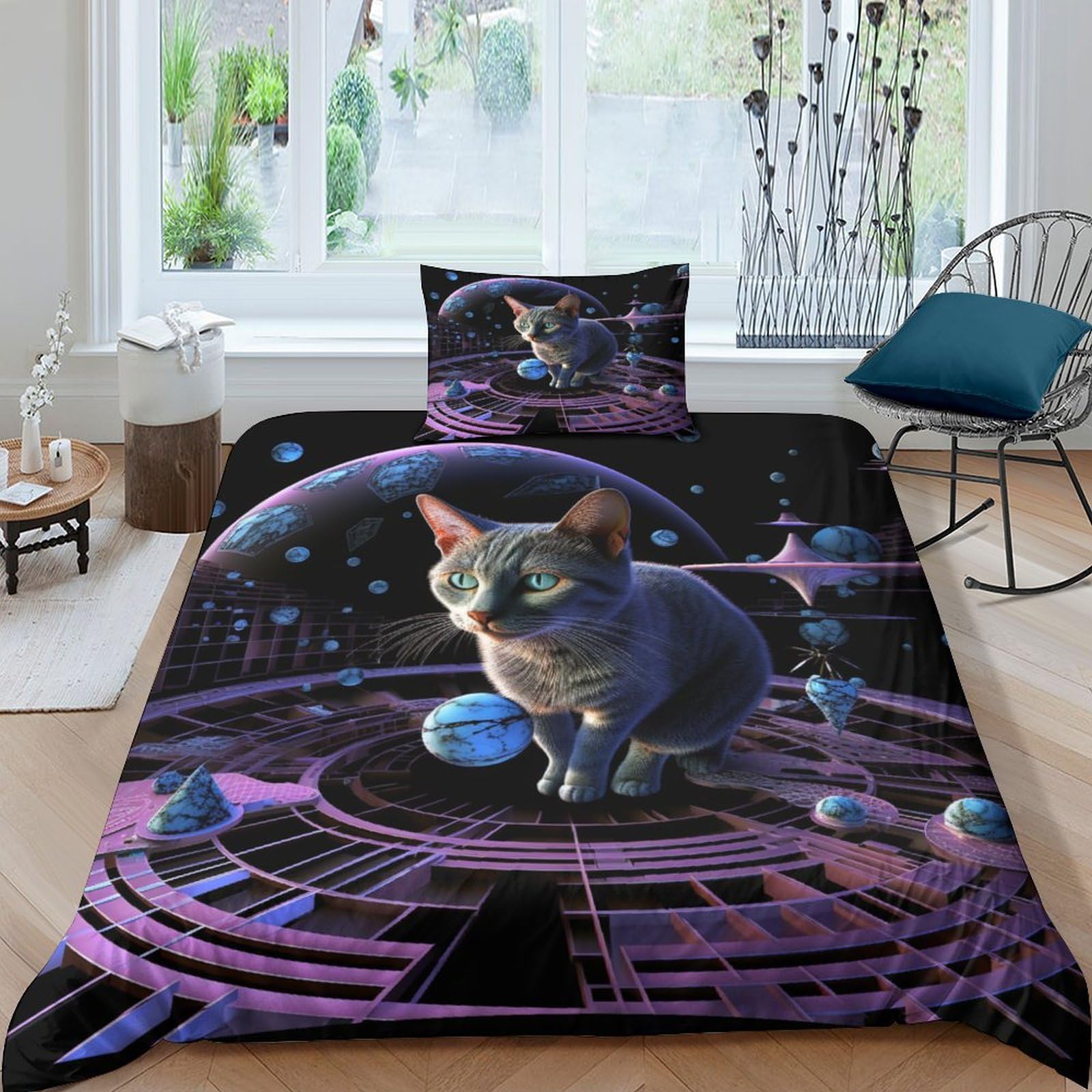 Housse de couette kitten imprimée en 3D pour transformer la chambre en nid douillet