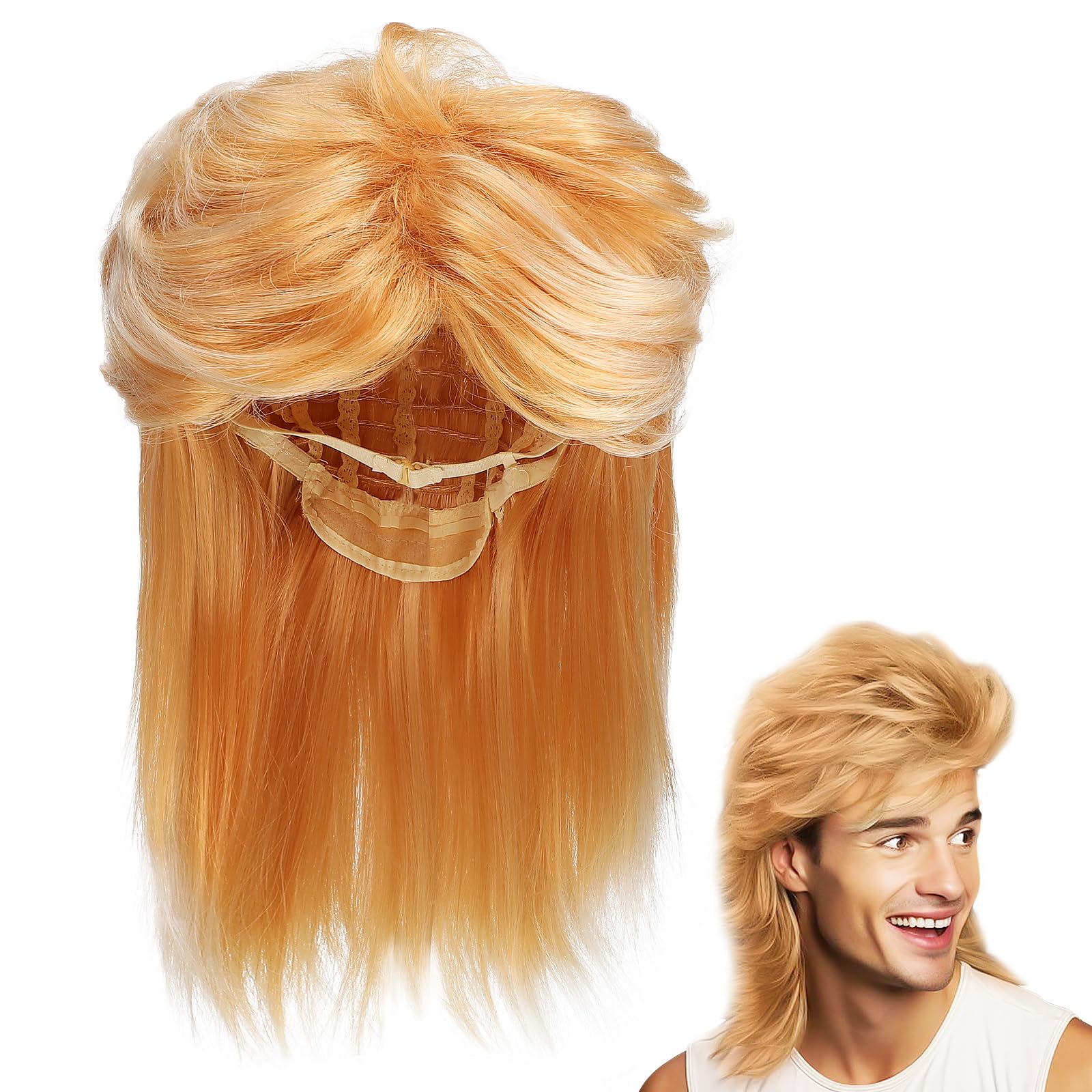 OATIPHO Mens Mullet Wigs
