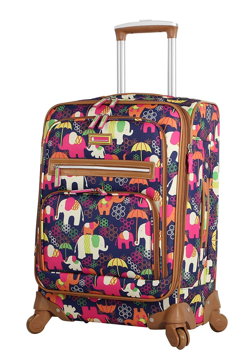 lily bloom 24 exp spinner luggage