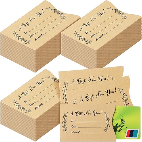 600 fundas para tarjetas de regalo, tarjetas de agradecimiento para tarjetas de agradecimiento, mini sobres para dinero en efectivo para hotel,
