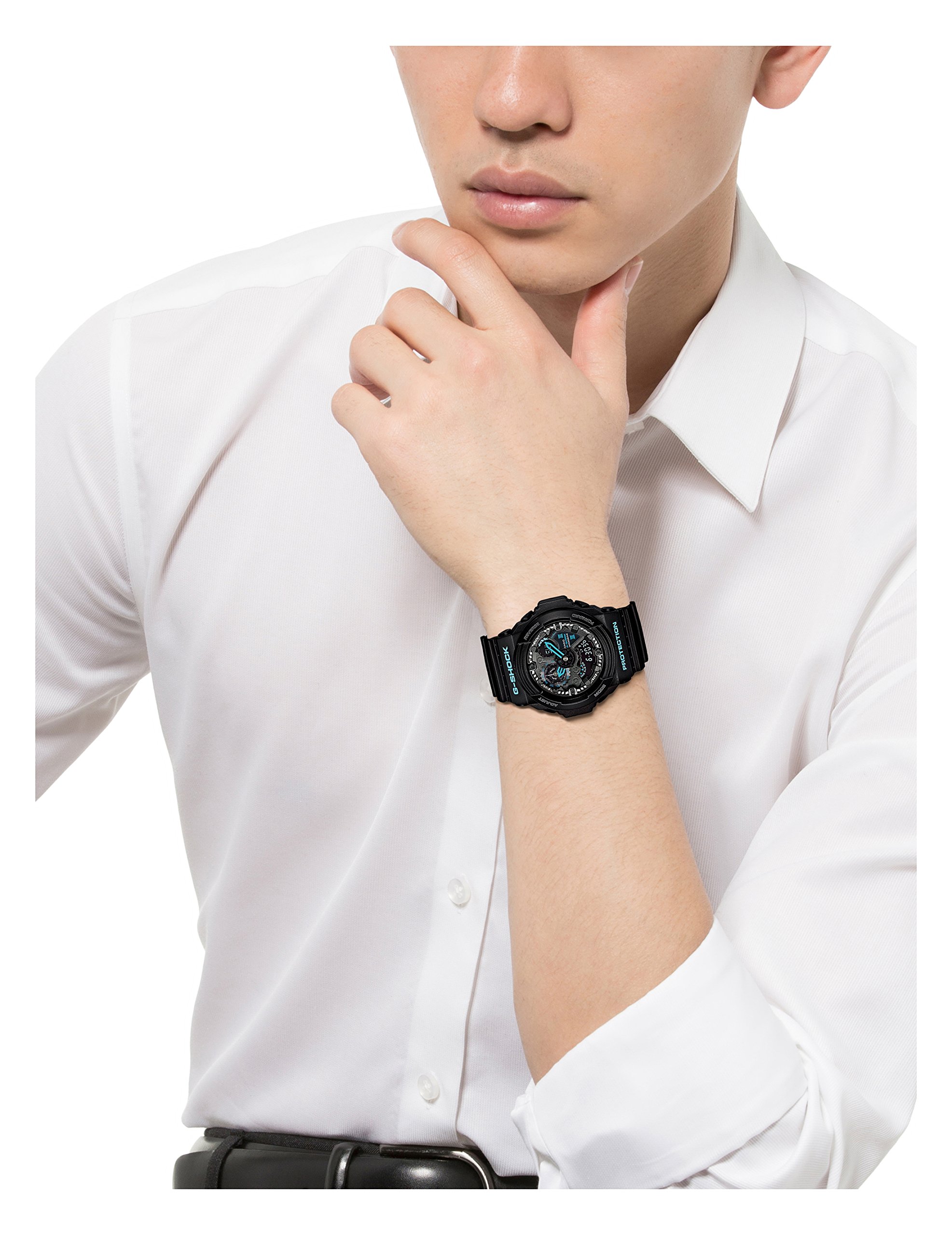 Casio G Shock Black X Blue Series Ga 300ba 1ajf | Desertcart Belize