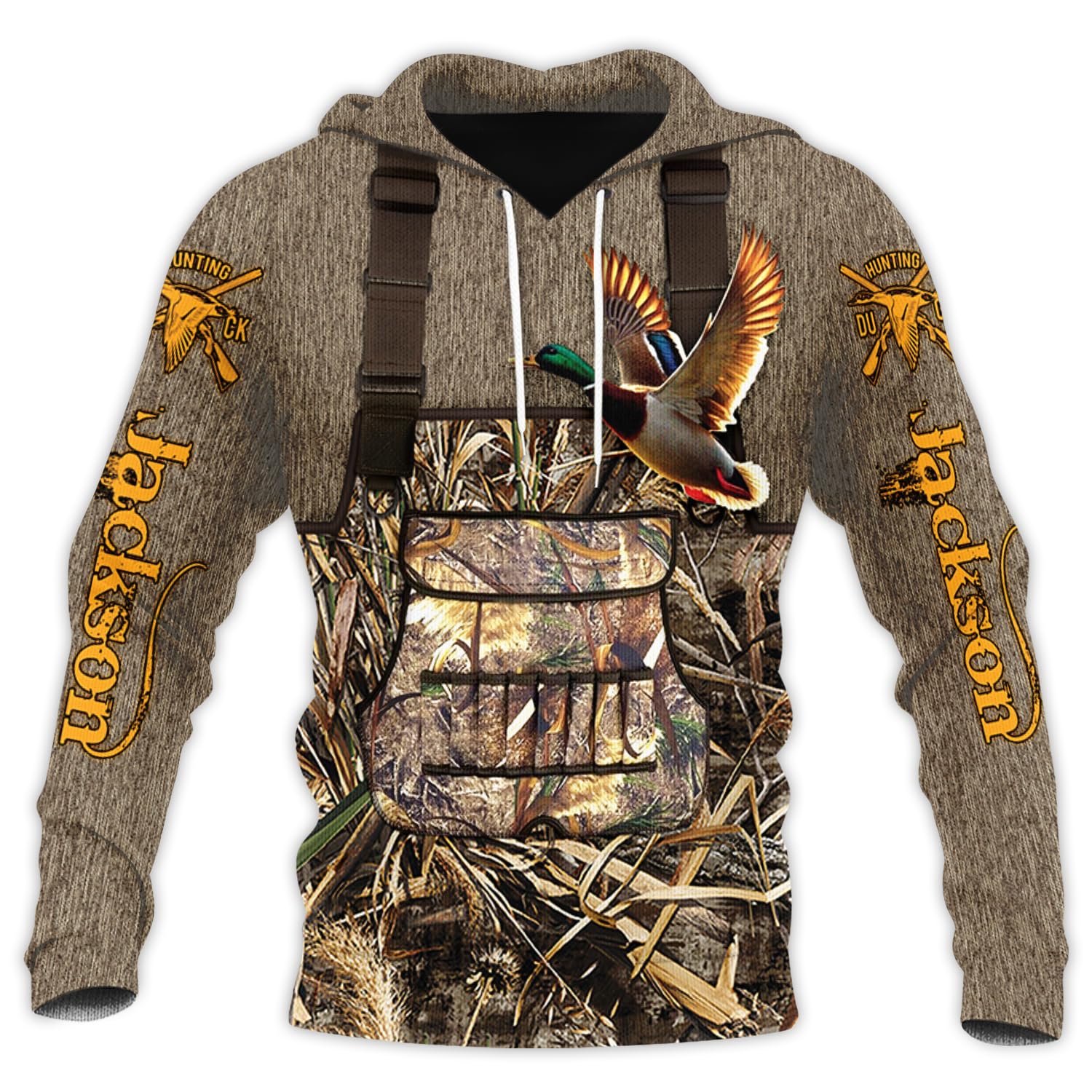 PriAmi Custom Camo Hoodie for Women, 3D Pullover Hunting Sweater Gift